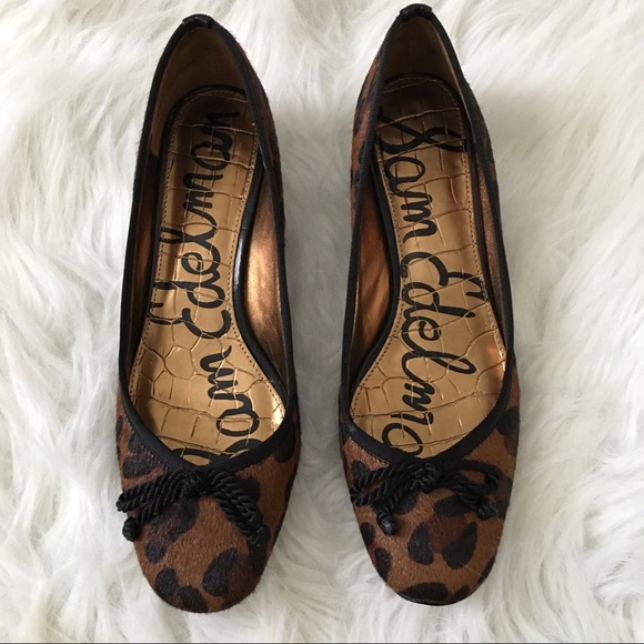 sam edelman leopard kitten heels